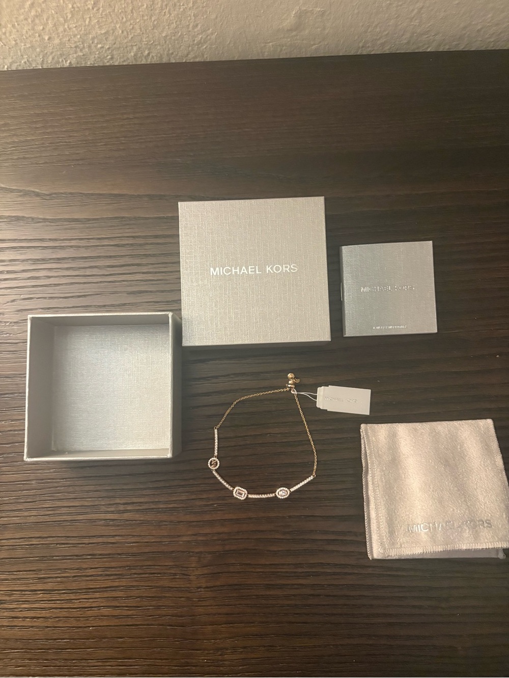 NEW Michael Kors Rose Gold Adjustable Bracelet